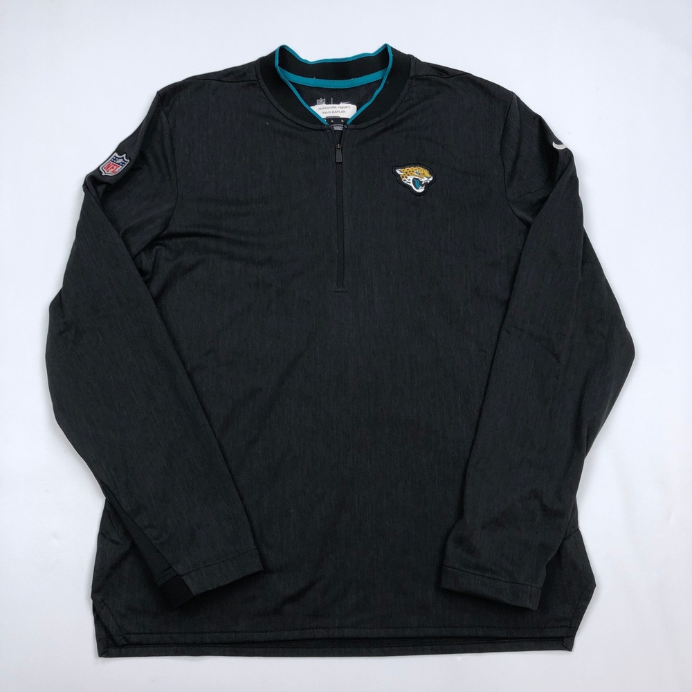 Nike Jacksonville Jaguars NFL Mens M 1/4 Zip Pullover Jacket Team Issue Staff